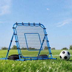 VEVOR Soccer Rebounder Net, Quick-Switch Angle Soccer Goal Rebounder for Control, Passing Practice, Heavy-Duty Iron