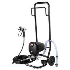 VEVOR 750W Stand Airless Paint Sprayer, 3000PSI High Efficiency Electric Airless Sprayer With Cart, Paint Sprayers for