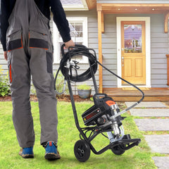 VEVOR Stand Airless Paint Sprayer, 950W 3000PSI High Efficiency Electric Airless Sprayer With Cart, Paint Sprayers for