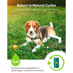 VEVOR Dog Poop Bags, 270 Counts 13 x 9 in, Sturdy & Thick Pet Waste Bags, Biodegradable HDPE Waste Bag Refill Rolls