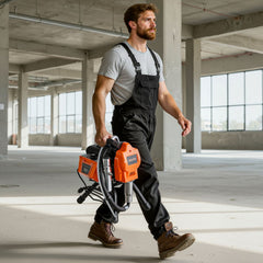 VEVOR Stand Airless Paint Sprayer, 1500W, 3300PSI High Pressure Airless Sprayer, Cleaning Brush, Hose, Extension Rod