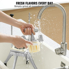 VEVOR Commercial Vegetable Fruit Chopper 3/8″ Blade Heavy Duty Professional Food Dicer Kattex French Fry Cutter Onion