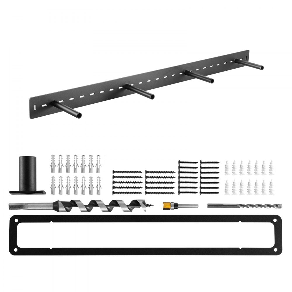 VEVOR Floating Shelf Bracket 1 Pack, 230 lbs/104 kg Weight Capacity, 46x6.2x3 inch / 1168.4x157.4x76.2 mm, Heavy Duty