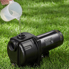 VEVOR 1.5 HP Shallow Well Jet Pump, AC 115/230 Volt, 4250 GPH Dual Voltage Cast Iron Well Jet Pump, with 108 ft Max