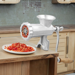 VEVOR Manual Meat Grinder, Heavy Duty Cast Iron Hand Meat Grinder with Steel Table Clamp, Meat Mincer Sausage Maker