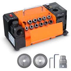 VEVOR Drill Bits Sharpener, 3-13mm Drill Bits Grinder Sharpener, Lip Relief Angle & 95°-135° Point Angle Adjustable
