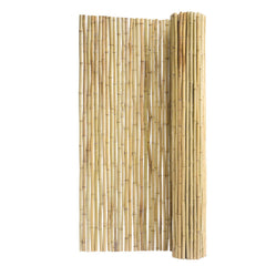 VEVOR Natural Rolled Bamboo Fence, Eco-Friendly Bamboo Privacy Fence 6 ft H x 8 ft L x 0.75 in D. , Decorative Bamboo