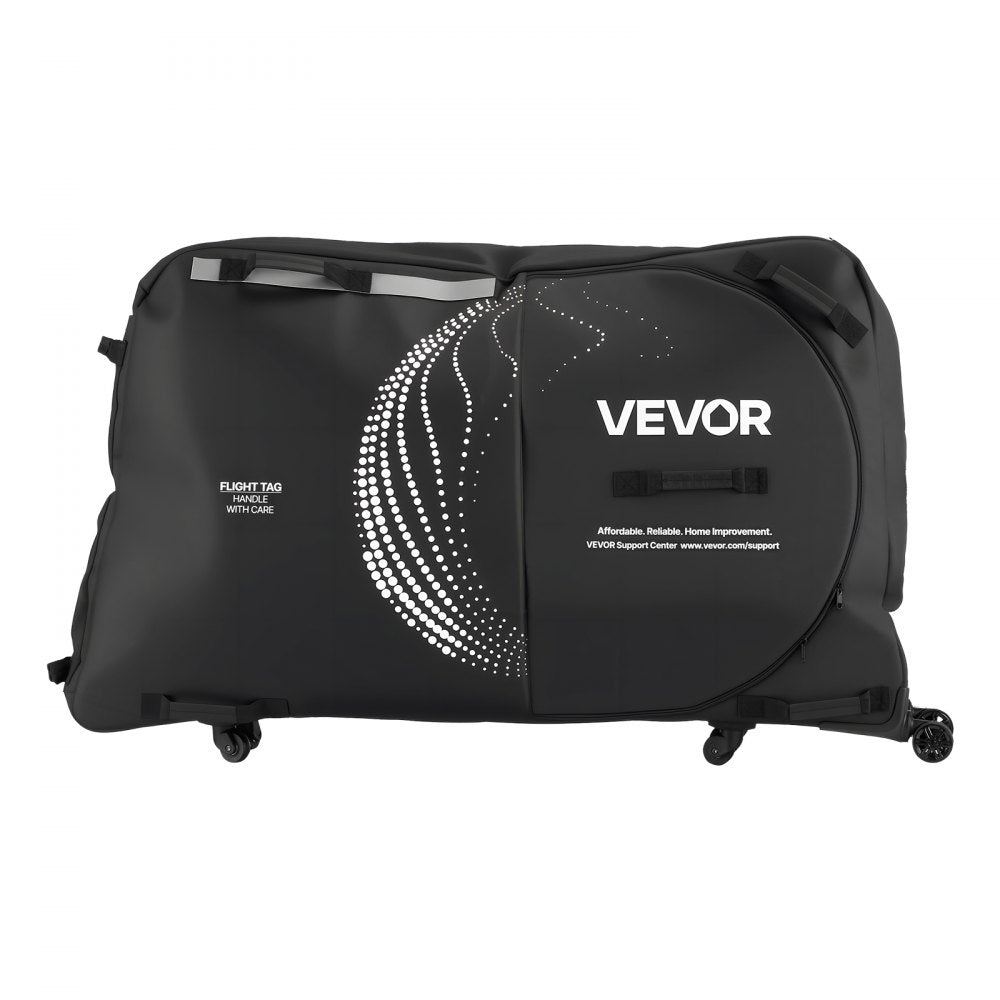 VEVOR Bike Travel Bag, Transport Universal Bicycle Storage Case Bag with TSA Lock, Support Plates, Protection and Fork