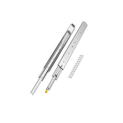 VEVOR Drawer Slides, 1 Pair 36inch Locking Drawer Slides, 500lbs Load Capacity, Side Mount Ball Bearing Drawer Glides