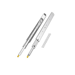 VEVOR 1 Pair Full Extension Drawer Slides 18 20 22 28 30 32 36 38 40 44 48 52 56 60 in, 500 lbs Load Capacity Locking