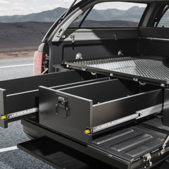 VEVOR Set of Two Drawer Rails, Sizes Varying from 16 to 60 inches, 500 lbs Weight Tolerance, Lockable Ball Bearing Side