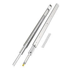 VEVOR Set of Two Drawer Rails, Sizes Varying from 16 to 60 inches, 500 lbs Weight Tolerance, Lockable Ball Bearing Side