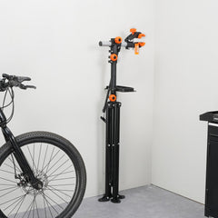 VEVOR Bike Repair Stand, 80 lbs Heavy-duty Steel Bicycle Repair Stand, Adjustable Height Bike Maintenance Workstand