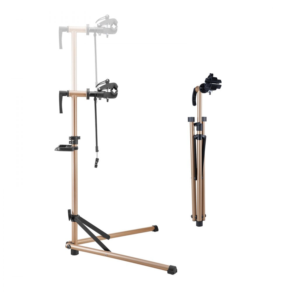 VEVOR Bike Repair Stand, 88 lb Heavy-duty Bicycle Work Stand with 41.3-59.8 in Adjustable Height & Magnetic Tool Tray
