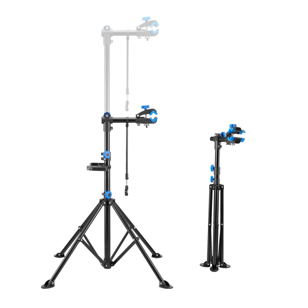 VEVOR Bike Repair Stand, 66 lb Heavy-duty Bicycle Work Stand with 32.8-56.6 in Adjustable Height & Magnetic Tool Tray