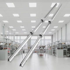 VEVOR Linear Guide Rail Set, SBR16 1500mm, 2 PCS 59 in/1500 mm SBR16 Guide Rails and 4 PCS SBR16UU Slide Blocks, Linear