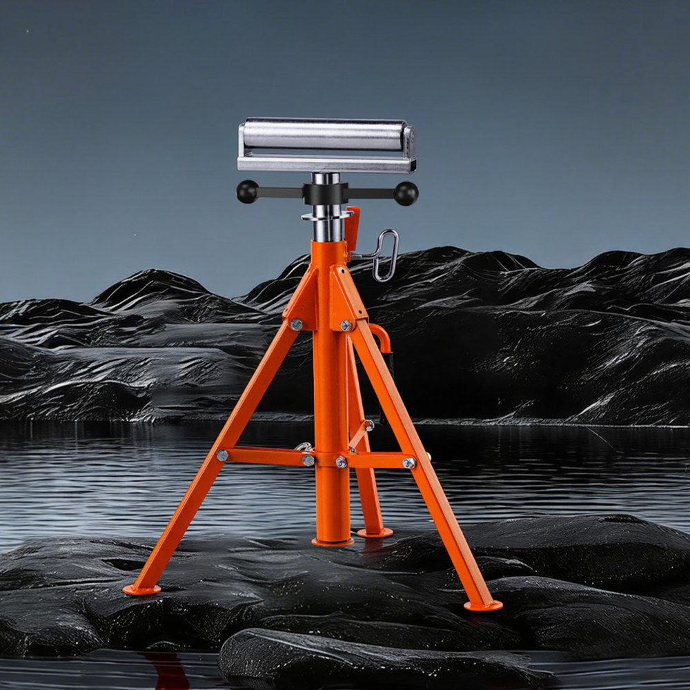 VEVOR Roller Stand, Heavy Duty 2500 LBS Load Capacity, 27.6"-52" Height Adjustable, 45# Steel Folding Roller Support