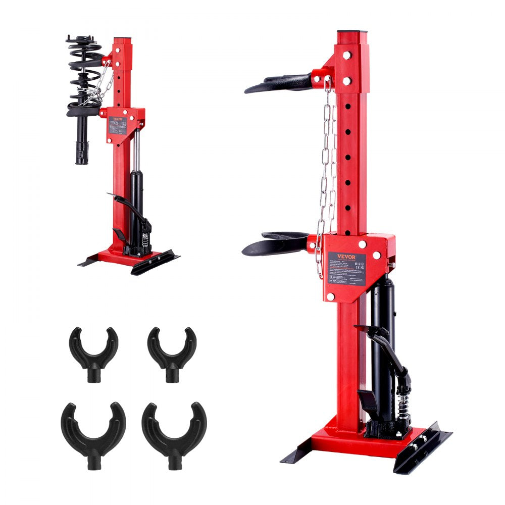 VEVOR Strut Spring Compressor, 4.5 Ton/9920 LBS Hydraulic Jack Capacity, 1 Ton Rated Compression Force, Auto Strut Coil