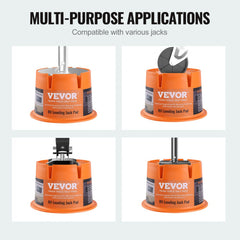 VEVOR Trailer Jack Block, 2000 lbs Capacity per RV Leveling Block, High-quality Polypropylene RV Camper Stabilizer