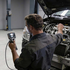 VEVOR 4-Way Articulating Endoscope with Light, True 1080P HD Industrial Borescope Inspection Camera with Articulated