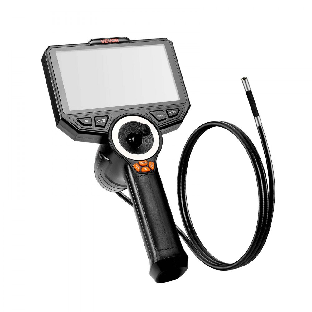 VEVOR Articulating Endoscope with Light, 4-Way 360° Articulated Borescope Camera, 6" HD IPS Screen, 1920 x 1080 Lens