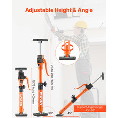 VEVOR Cabinet Jack Support Pole, 2-Pack, 15.75-23.6 Inch Steel Telescopic Quick Support Rod, Adjustable 3rd Hand System
