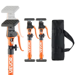 VEVOR Cabinet Jack Support Pole, 2-Pack, 15.75-23.6 Inch Steel Telescopic Quick Support Rod, Adjustable 3rd Hand System