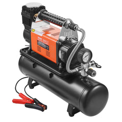 VEVOR 12V Heavy Duty Air Compressor with 6L Tank Kit, 6.35 CFM Portable Tire Inflator, 150PSI Offroad Air Compressor