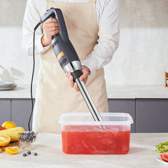 VEVOR Commercial Immersion Blender, 350W Heavy Duty Hand Mixer, 16 inch Stepless Variable Speed Mixer with Stainless