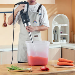 VEVOR Commercial Immersion Blender, 500 Watt Heavy Duty Hand Mixer, Variable Speed Kitchen Stick Mixer with 304