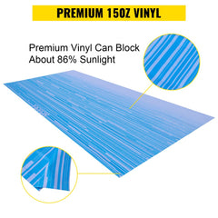 VEVOR RV Awning 16' Camper Awning Fabric, Trailer Awning Canopy Patio Camping Car Awning, Durable 15oz Vinyl Roller
