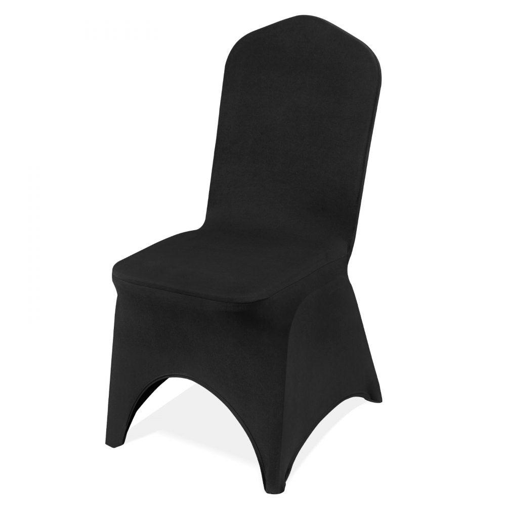 VEVOR Stretch Spandex Folding Chair Covers, Universal Fitted Arched Front Cover, Removable Washable Protective