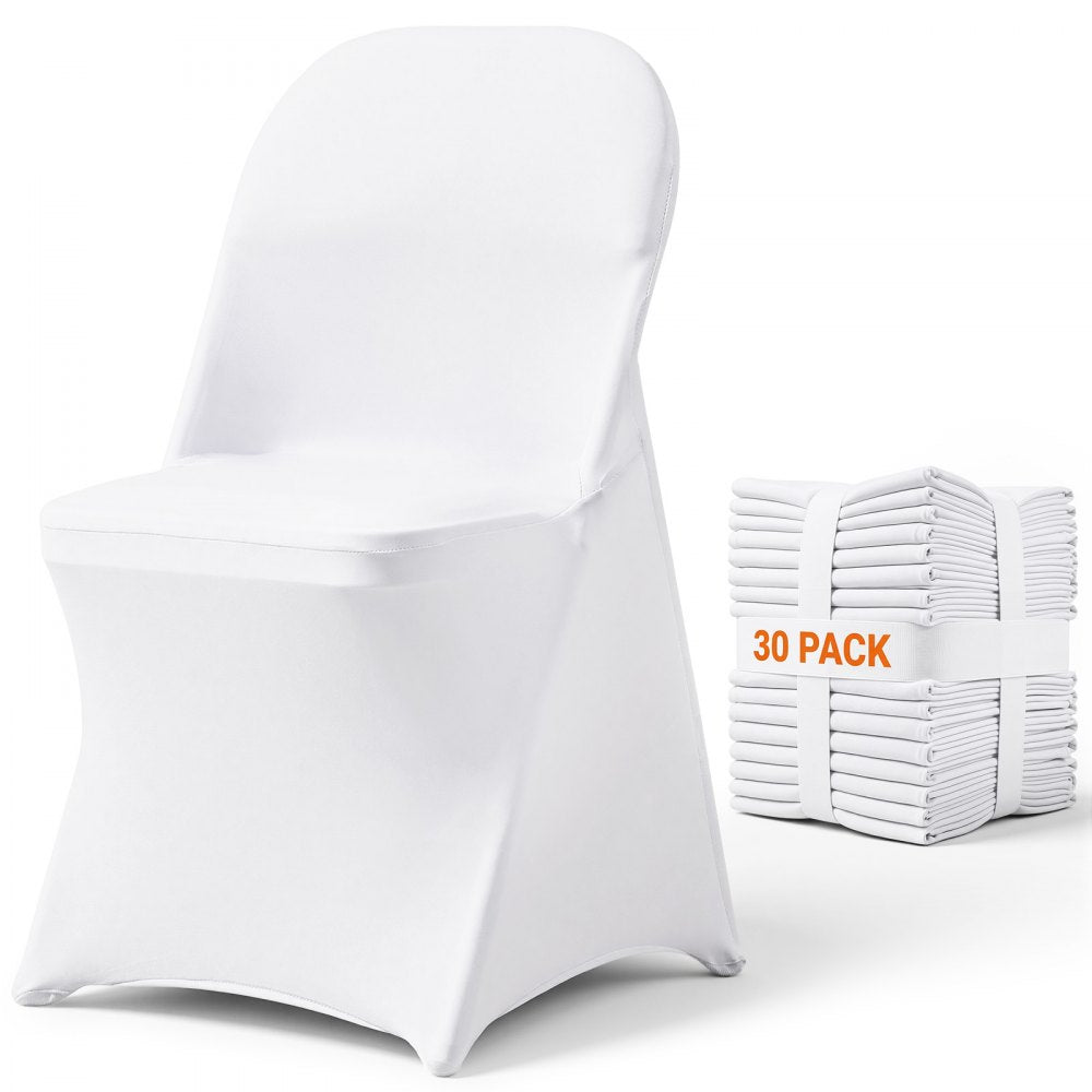 VEVOR Stretch Spandex Folding Chair Covers, Universal Fitted Chair Cover, Removable Washable Protective Slipcovers, for