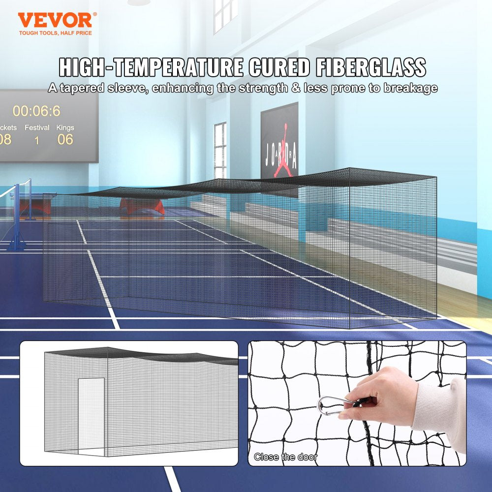 VEVOR Baseball Batting Netting, Professional Softball Baseball Batting Hitting Training Net, Practice Portable Pitching