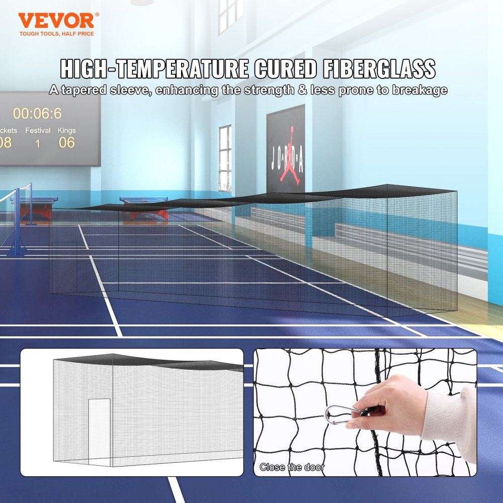 VEVOR Baseball Batting Netting, Professional Softball Baseball Batting Hitting Training Net, Practice Portable Pitching