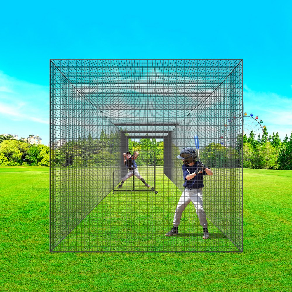 VEVOR Baseball Batting Netting, Professional Softball Baseball Batting Hitting Training Net, Practice Portable Pitching