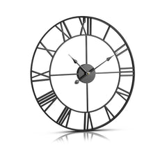 VEVOR Wall Clock, 24 in Wall Clock Roman Numerals, Battery Operated Non Ticking Silent Classic Decorative Round Clocks
