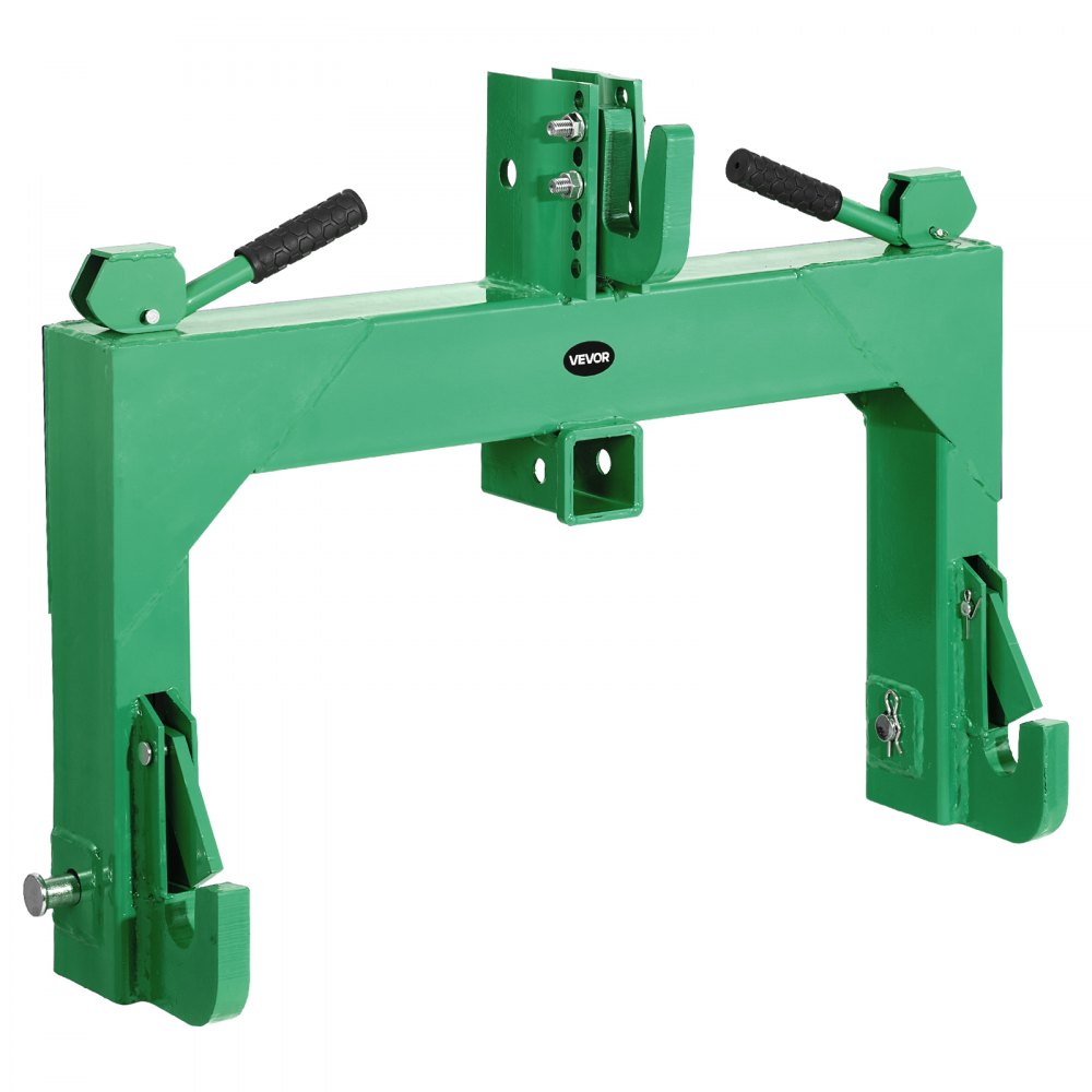 VEVOR 3-Point Quick Hitch with 2 in Receiver, 3000 Lbs Lift Capacity, 3-Pt Hitch with 5 Level Adjustable Bolt