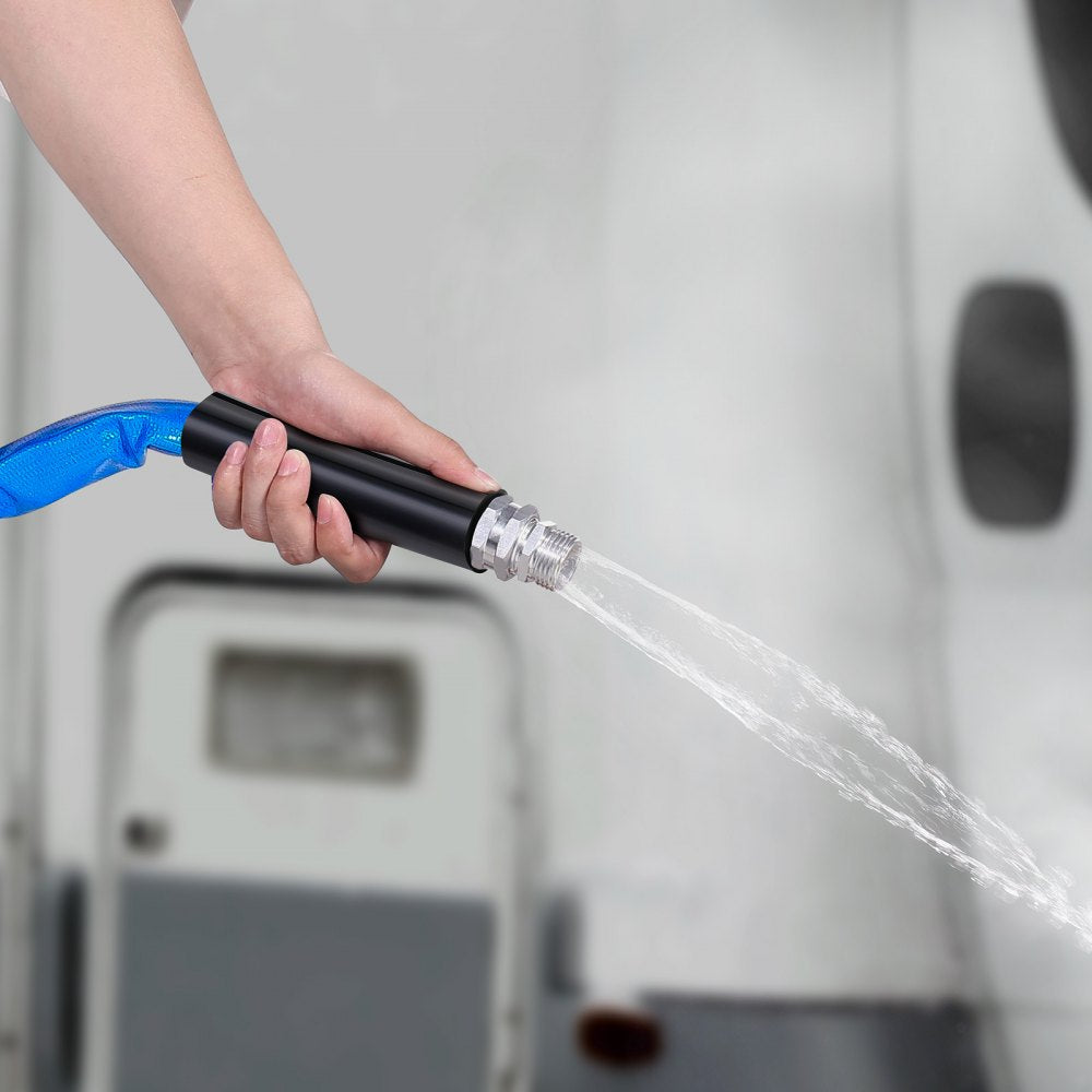 VEVOR 100ft Heated Water Hose for RV, Heated Drinking Water Hose with Corrugated Cover Antifreeze to -45°F, Automatic