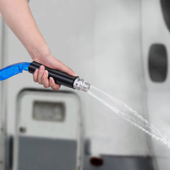 VEVOR 100ft Heated Water Hose for RV, Heated Drinking Water Hose with Corrugated Cover Antifreeze to -45°F, Automatic