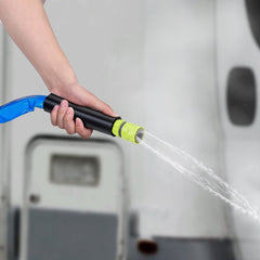 VEVOR 15ft Heated Water Hose for RV, Heated Drinking Water Hose with Corrugated Cover Antifreeze to -45°F, Automatic