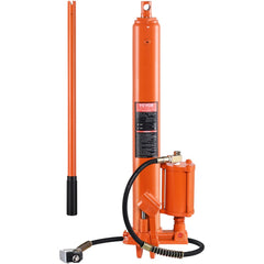 VEVOR Hydraulic Long Ram Jack, 8 Ton Engine Hoist Cylinder with Air Pump and Single Piston Pump, Hydraulic Ram Cylinder