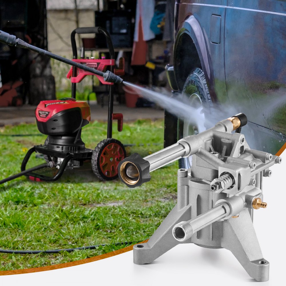 VEVOR Pressure Washer Pump, 7/8" Shaft Vertical, 3100 PSI, 2.5GPM, Replacement Power Washer Pumps Kit with 5 Nozzles