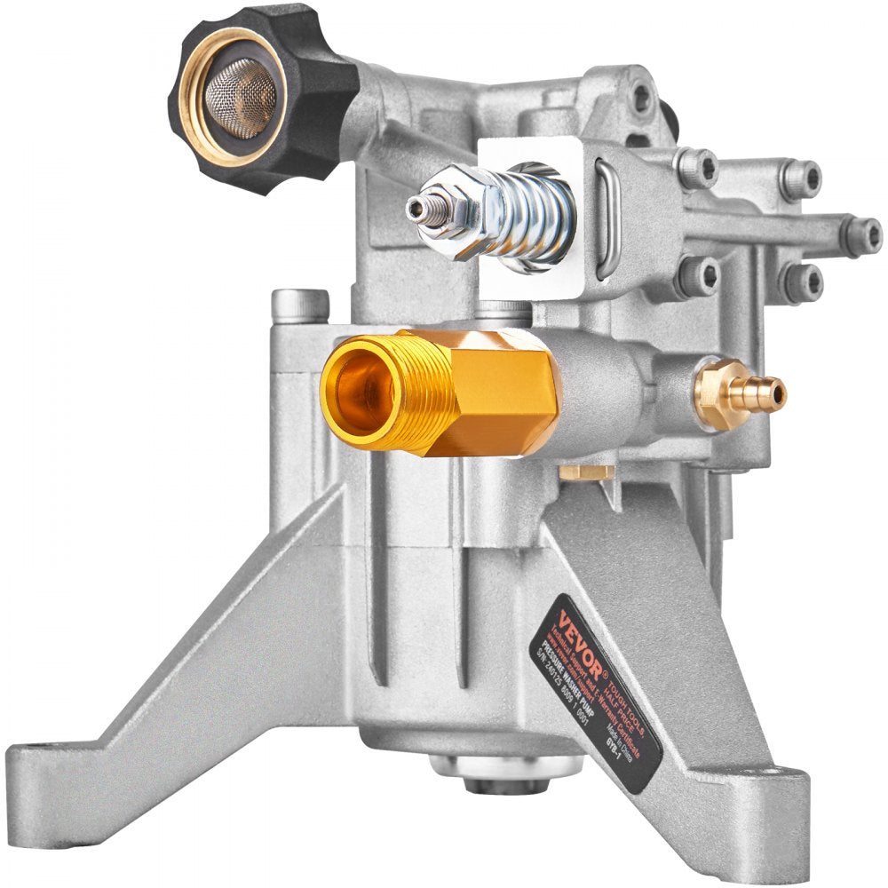VEVOR Pressure Washer Pump, 7/8" Shaft Vertical, 3400 PSI, 2.5 GPM, Replacement Power Washer Pumps Kit, Parts Washer