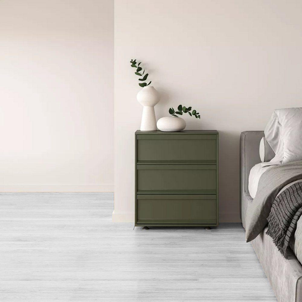 VEVOR Self Adhesive Vinyl Floor Tiles 36 x 6 inch, 36 Tiles 2.5mm Thick Peel & Stick, Light Gray Wood Grain DIY