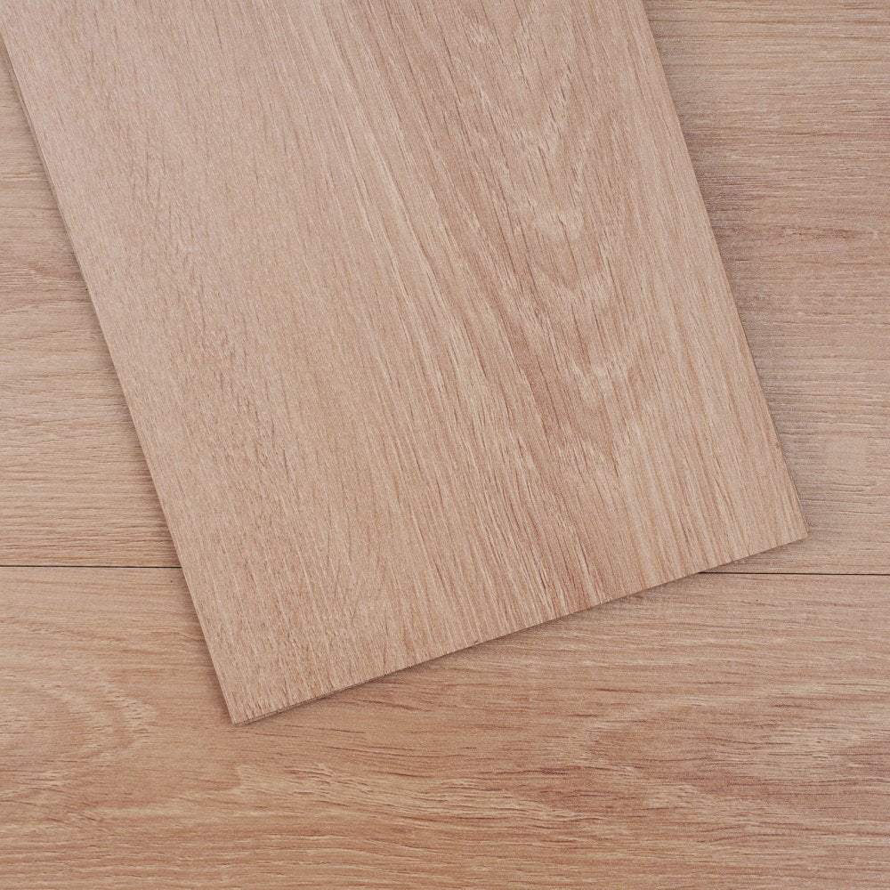 VEVOR Self Adhesive Vinyl Floor Tiles 36 x 6 inch, 36 Tiles 2.5mm Thick Peel & Stick, Natural Wood Grain DIY Flooring