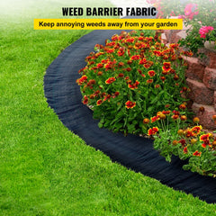 20 year 6x300 ft Heavy Duty PP Woven Weed Barrier Landscape Ground Cover 3.2Oz