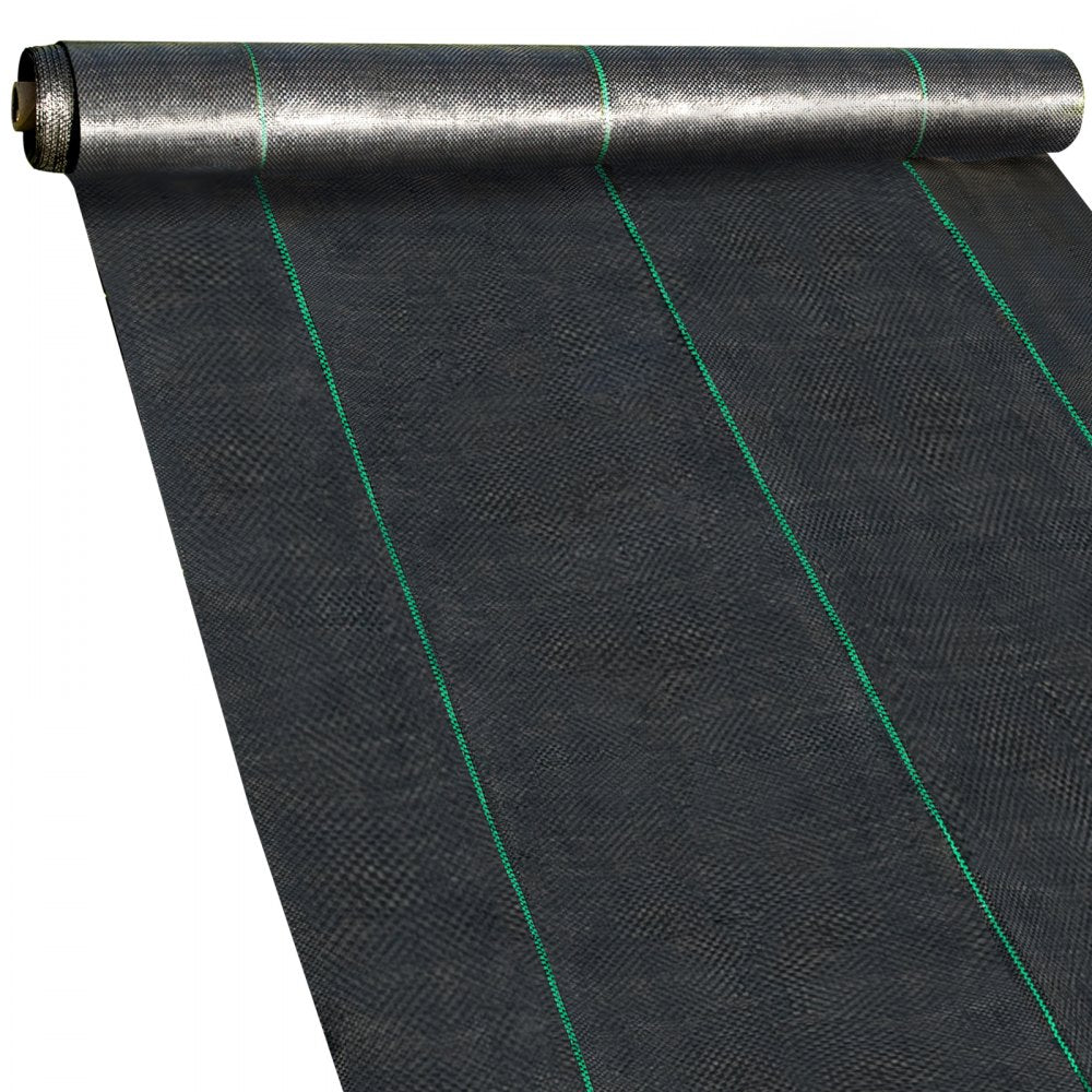 20 year 6x300 ft Heavy Duty PP Woven Weed Barrier Landscape Ground Cover 3.2Oz